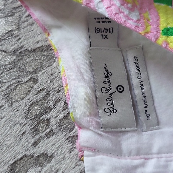 Lilly Pulitzer x Target 20th Anniversary Fan Dance Flamingo Shift Dress NWT - Picture 4 of 8